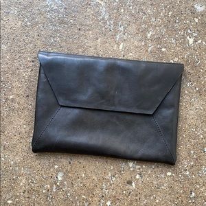 Frank + Oak Leather Clutch